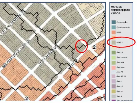 Terreno en Venta 14  mts Fondo