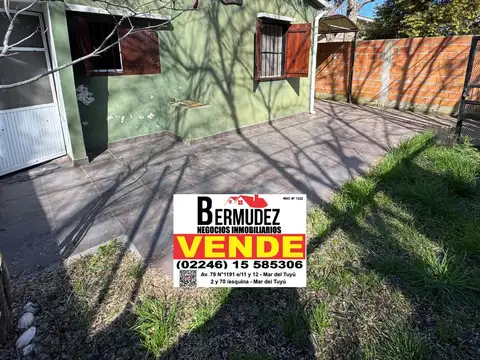 Venta Casa 3 Ambientes Con Amplio Espacio Verde Calle 53 Entre 8 Y 9 Mar Del Tuyu