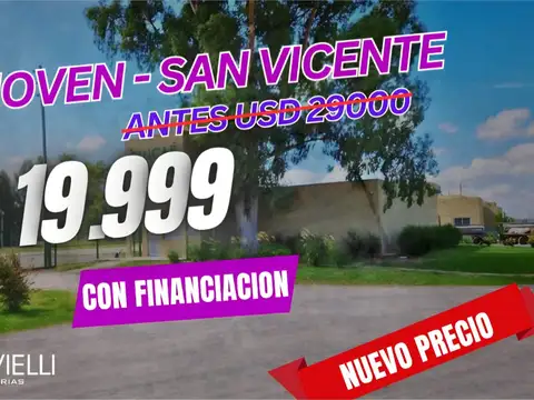 LOTES EN FINCAS JOVEN CON FINANCIACION