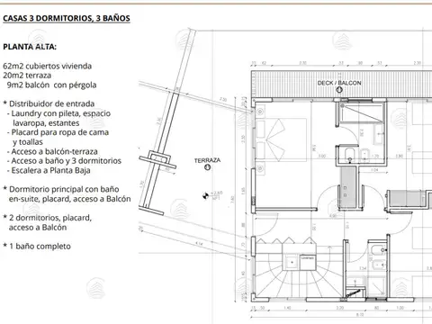 Casa en Alquiler Temporal de 3 dormitorios