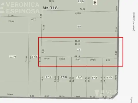 Terreno en Venta en Moron Sur, USD 295.000