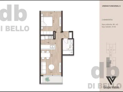 San Martin 368 con vista al rio