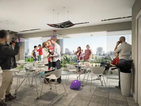 Departamento 3 ambientes con 2 baños