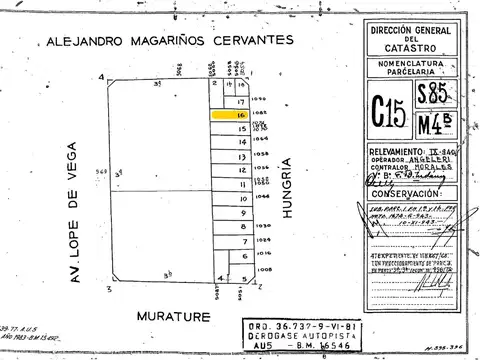 MUY BUEN LOTE EN EXCELENTE UBICACION U.S.A.B. 0