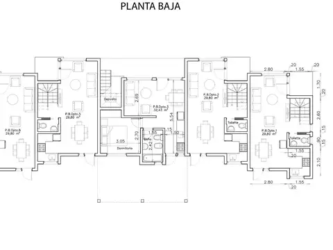 Casa 3 ambientes con 1 baño