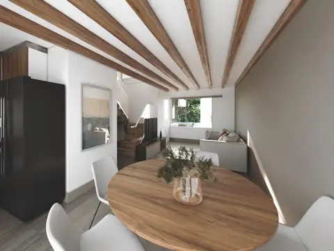 VENTA casa en pozo  60 m2. UF 1 con patio - Dos habitaciones con financiación. Excelente ubicación.
