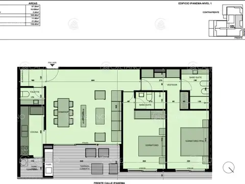 Departamento en Venta de 3 ambientes