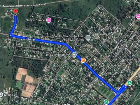 Terreno en Venta de 1078,0 m2