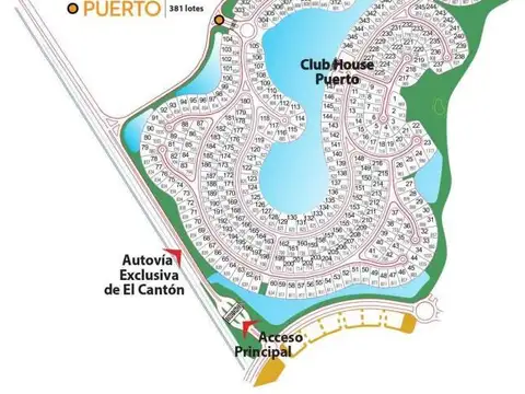 Lote al 300 al AGUA - barrio PUERTO en El Cantón