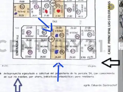 Terreno en Venta 26,60  mts Frente