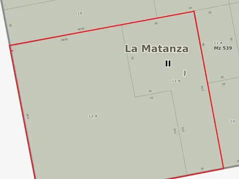 Terreno en Venta de 1787,0 m2