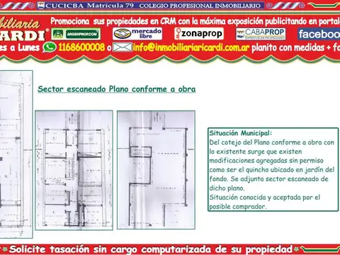 Casa 5 ambientes con 3 baños