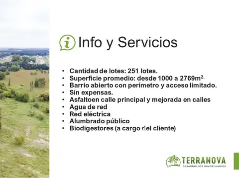 Terreno en Venta de 1027,0 m2