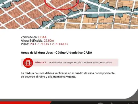 Terreno en Venta en Palermo, USD 760.000