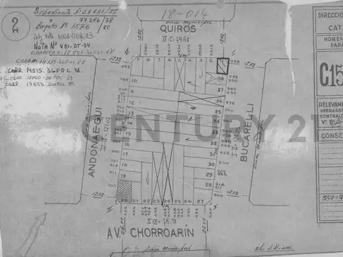 Terreno en Venta 18,48  mts Fondo