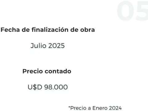 Casa 3 ambientes con 2 baños