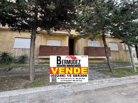 Venta Depto 3 Ambientes En El Óvalo De Mar Del Tuyu Calle 1 Entre 75 Y 76