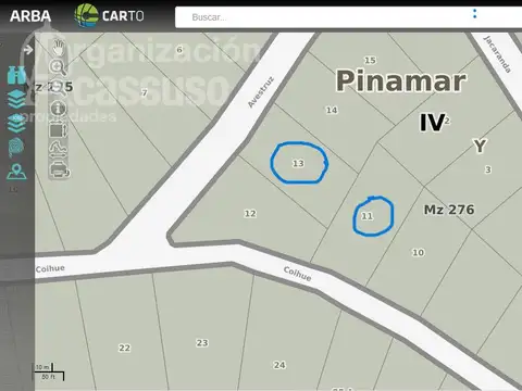 Terreno en Venta 23  mts Frente