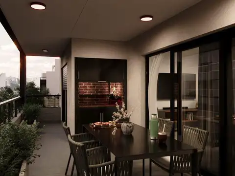 Venta Departamento de 3 Ambientes con Balcón Terraza con Parrilla en Colegiales