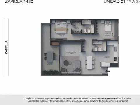 Departamento en Venta en Colegiales, USD 310.000