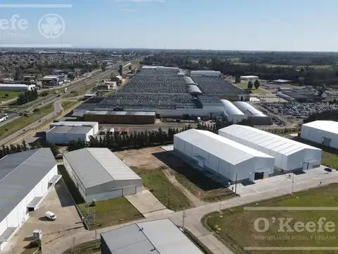 Galpón a estrenar en alquiler de 2.100 m2 en Parque Industrial Pibera