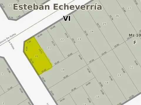 Provincia de Salta 1600