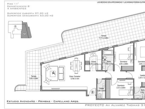 AV. ALVAREZ THOMAS 3100, Piso 11