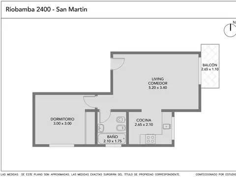 Riobamba 2400, Piso 2