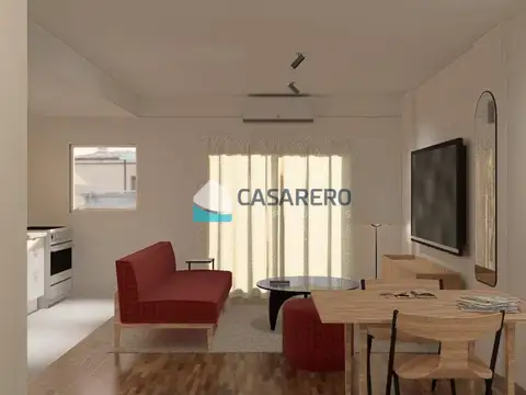 Departamento Monoambiente con 1 baño