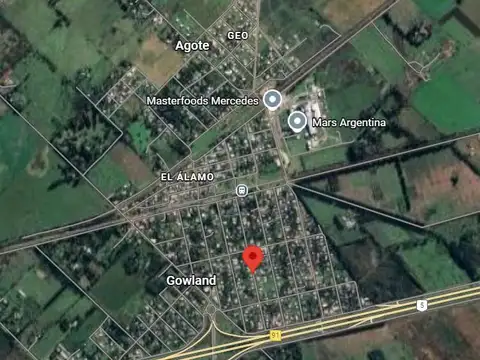 Terreno en venta en Gowland, Mercedes Buenos  Aires