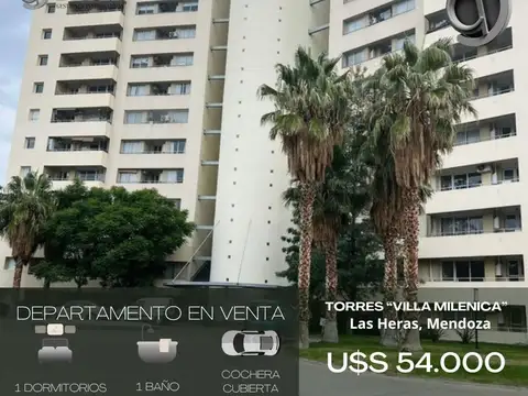 Departamento en venta c/ cochera en El Plumerillo