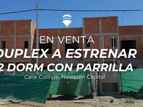 VENTA, DUPLEX 2 DORMITORIOS A ESTRENAR!