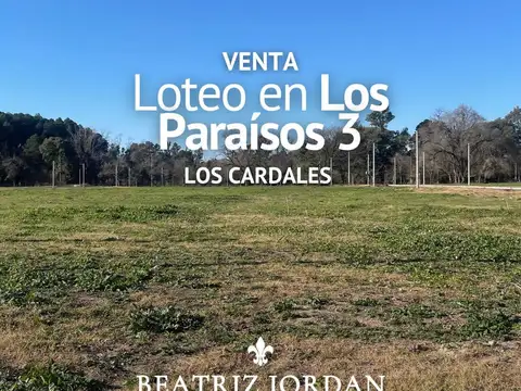 TERRENO EN VENTA, LOS CARDALES