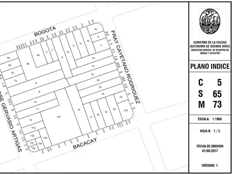 Terreno en Venta 14  mts Fondo