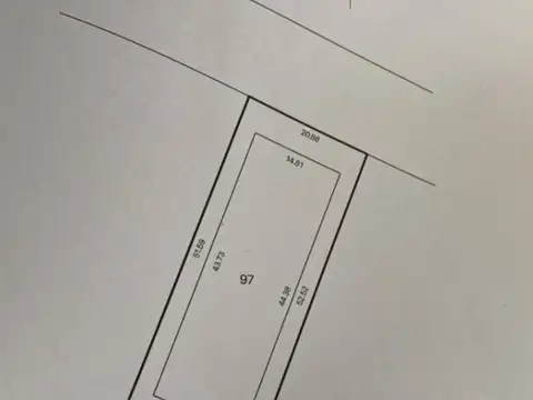 Terreno en Venta 20  mts Frente