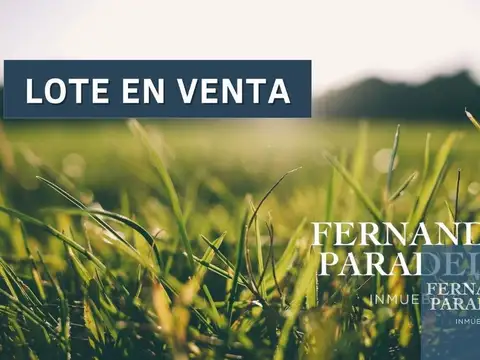 Terreno en Venta 10  mts Fondo