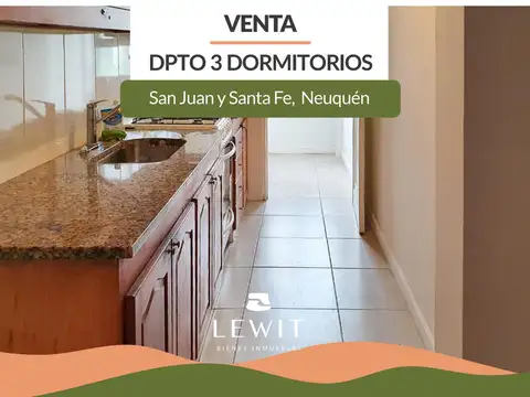 VENTA DPTO | 3 DORM | COCHERA | SANTA FE Y SAN JUAN