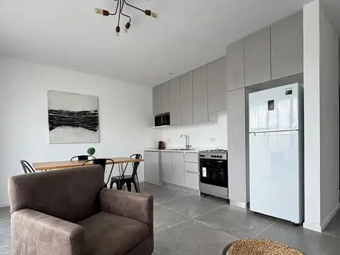 Dpto 2 amb temporal en Pilar c/balcón terraza