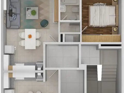 Departamento en Venta de 2 ambientes