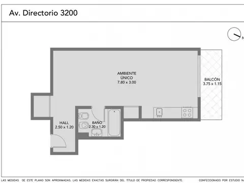 Departamento en Venta de Monoambiente