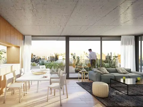 Departamento 2 ambientes con 1 baño