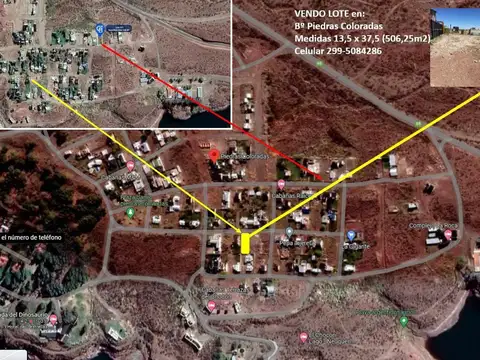 Terreno en Venta 34  mts Fondo