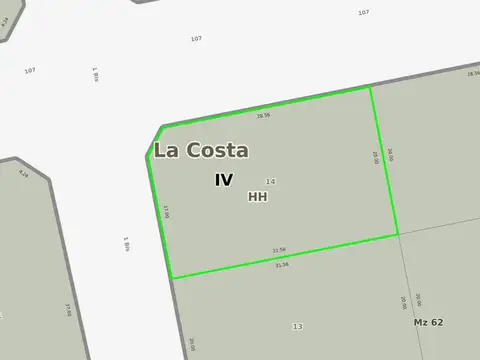 Terreno en Venta de 626,0 m2