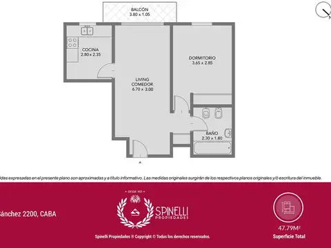 Departamento en Venta en Villa General Mitre, USD 90.000
