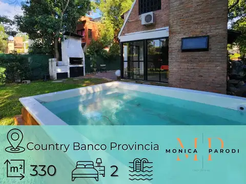 CASA ALPINA EN VENTA EN COUNTRY BANCO PROVINCIA – FRANCISCO ÁLVAREZ