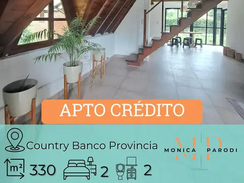 CASA ALPINA EN VENTA EN COUNTRY BANCO PROVINCIA – FRANCISCO ÁLVAREZ