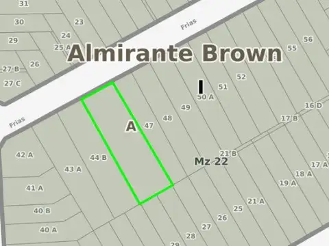 Terreno en Venta en Adrogue, USD 200.000