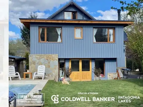 VENTA Casa 4 dorm Piscina 260m2 lote 500m2 Alihuen Bajo, San Martin de los Andes