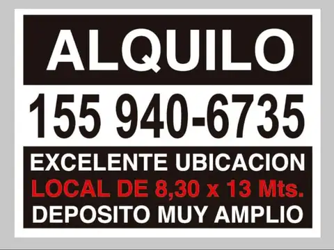 Local en Alquiler 12 años
