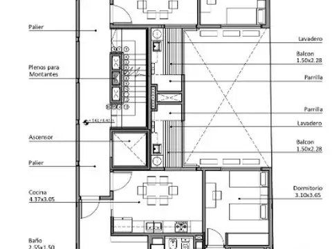 Departamento en Venta de 4 ambientes